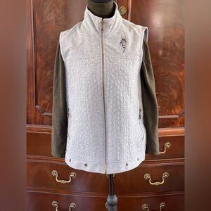 Elegant equestrian grey vest.